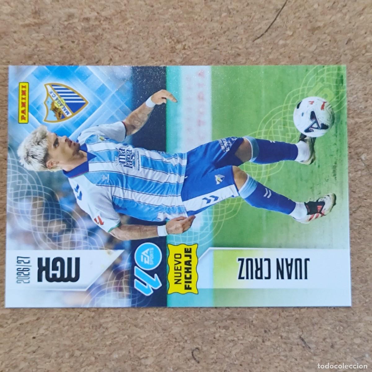 Cromos de f&uacute;tbol: MEGACRACKS 2&ordf; EDICION 26/27 CARD NUEVO FICHAJE JUAN CRUZ MALAGA # 458 PANINI