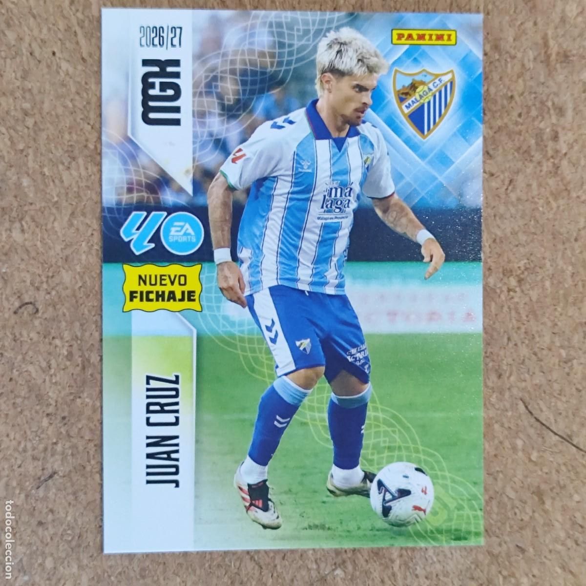 Cromos de Futebol: MEGACRACKS 2&ordf; EDICION 26/27 CARD NUEVO FICHAJE JUAN CRUZ MALAGA # 458 PANINI