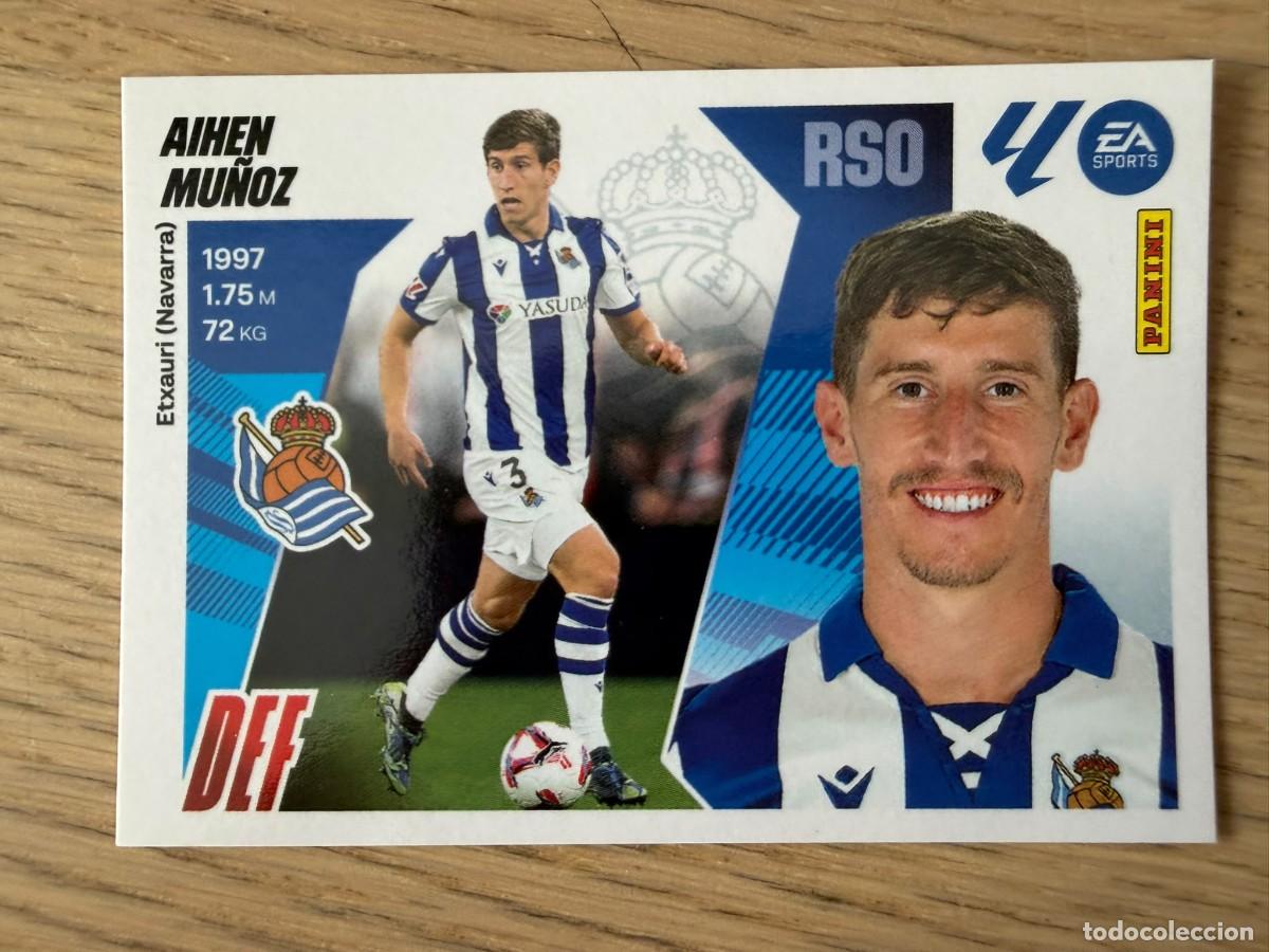 Cromos de f&uacute;tbol: 10B 10 B AIHEN MU&Ntilde;OZ REAL SOCIEDAD 25 26 2025 2026 LIGA EA SPORTS COLECCIONES ESTE SIN PEGAR STICKER