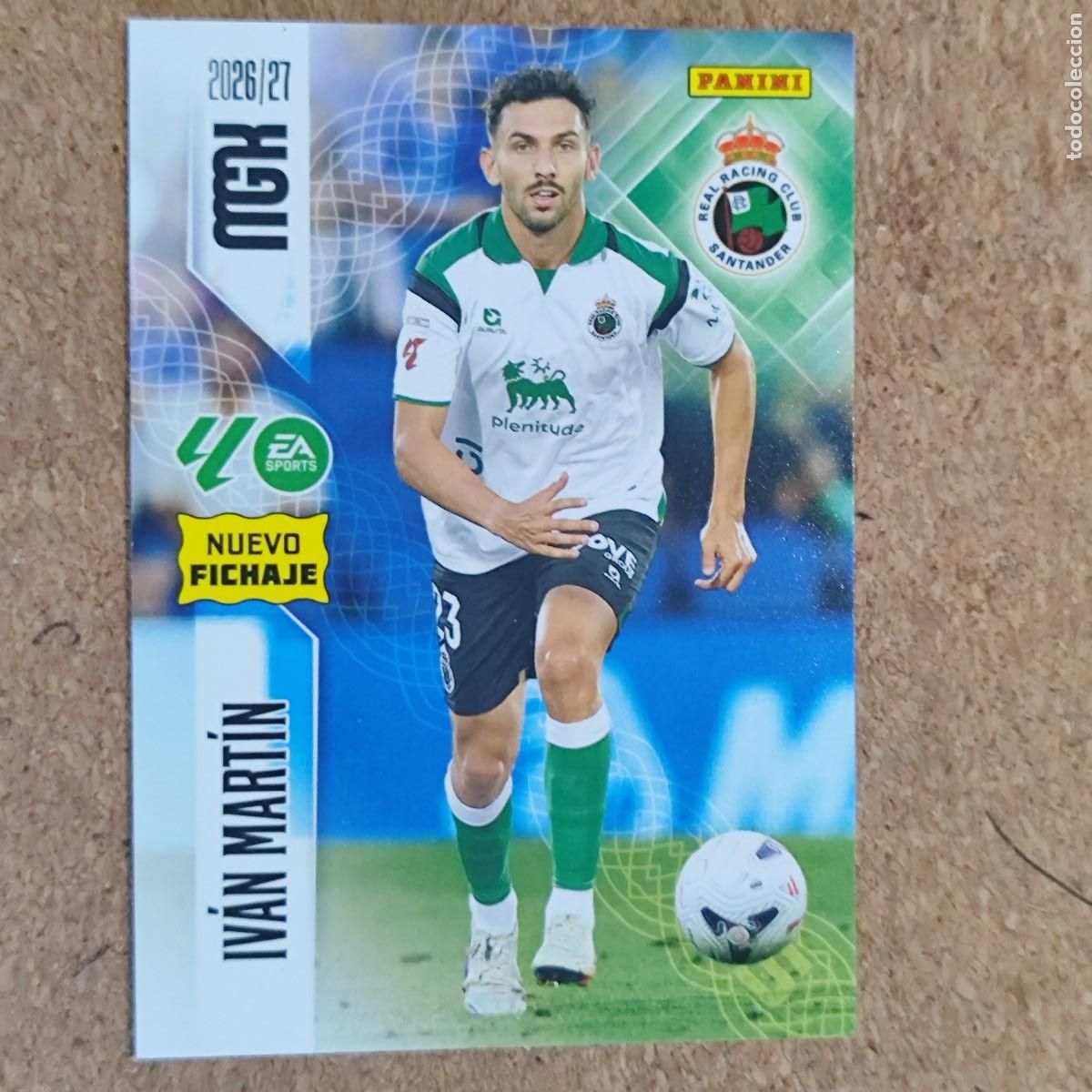 Cromos de Futebol: MEGACRACKS 2&ordf; EDICION 26/27 CARD NUEVO FICHAJE IVAN MARTIN RACING # 481 PANINI