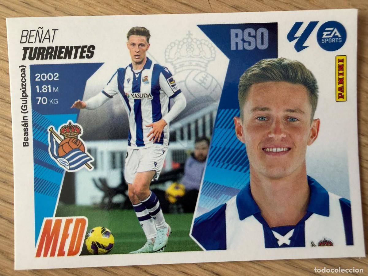 Cromos de f&uacute;tbol: 11 TURRIENTES REAL SOCIEDAD 25 26 2025 2026 LIGA EA SPORTS COLECCIONES ESTE SIN PEGAR STICKER