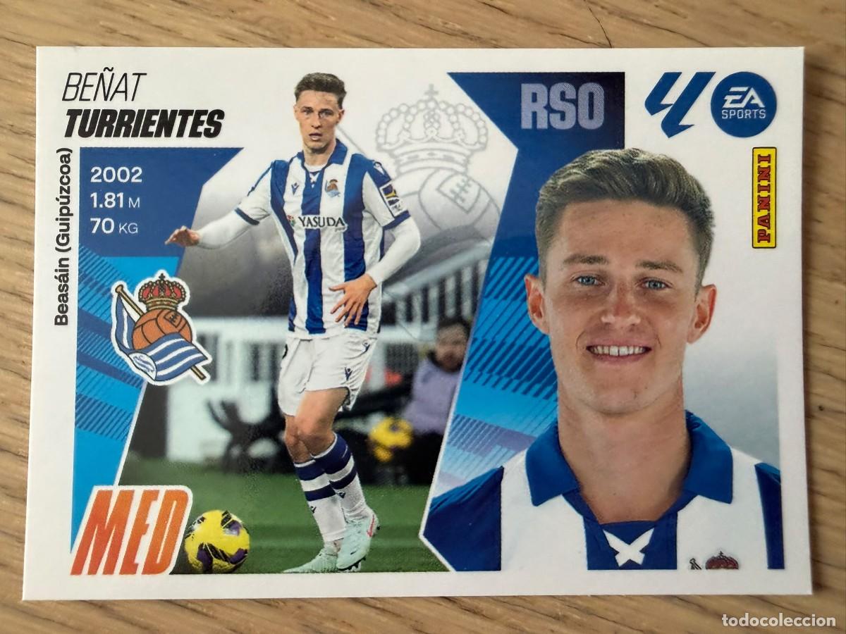 Cromos de f&uacute;tbol: 11 TURRIENTES REAL SOCIEDAD 25 26 2025 2026 LIGA EA SPORTS COLECCIONES ESTE SIN PEGAR STICKER