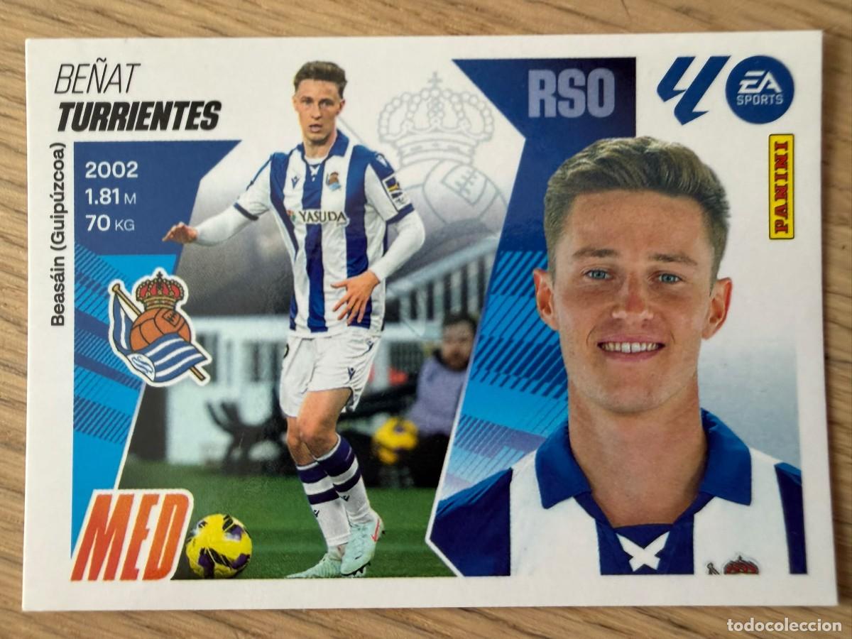 Cromos de f&uacute;tbol: 11 TURRIENTES REAL SOCIEDAD 25 26 2025 2026 LIGA EA SPORTS COLECCIONES ESTE SIN PEGAR STICKER