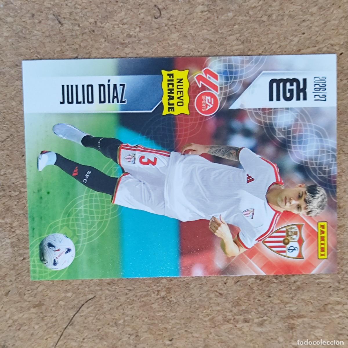 Cromos de f&uacute;tbol: MEGACRACKS 2&ordf; EDICION 26/27 CARD NUEVO FICHAJE JULIO DIAZ SEVILLA # 477 PANINI