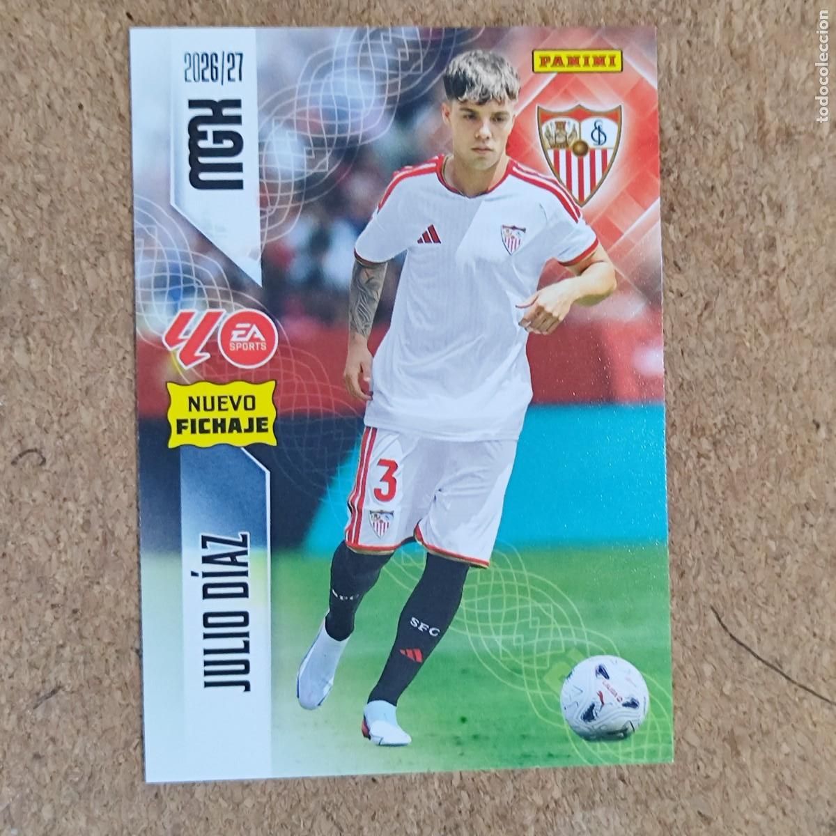 Cromos de Futebol: MEGACRACKS 2&ordf; EDICION 26/27 CARD NUEVO FICHAJE JULIO DIAZ SEVILLA # 477 PANINI