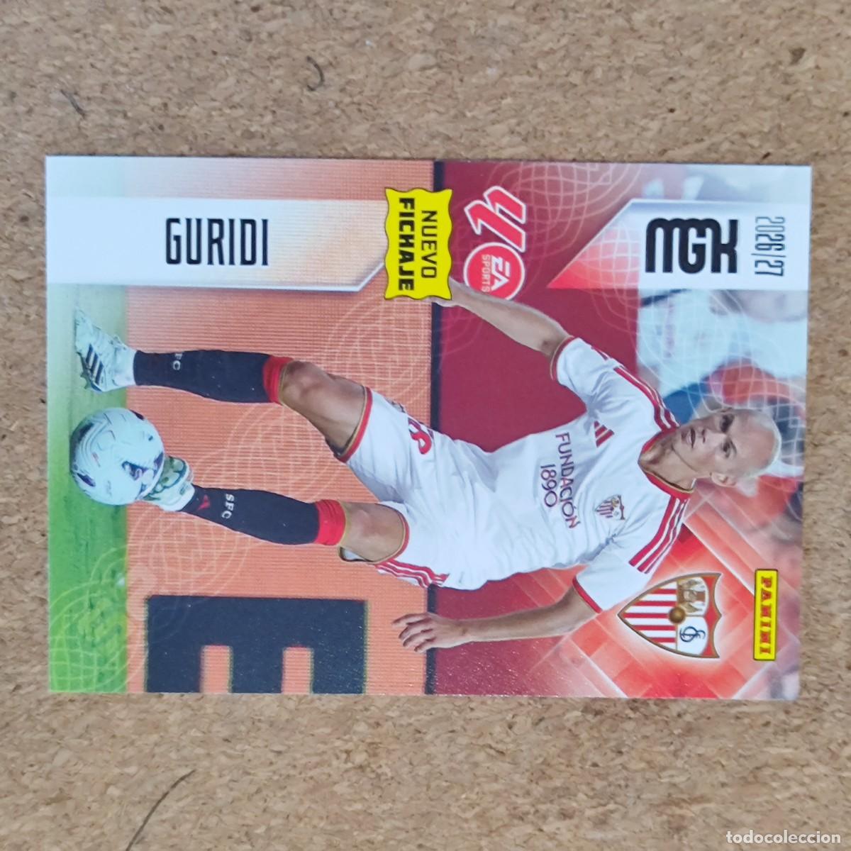 Cromos de f&uacute;tbol: MEGACRACKS 2&ordf; EDICION 26/27 CARD NUEVO FICHAJE GURIDI SEVILLA # 461 PANINI