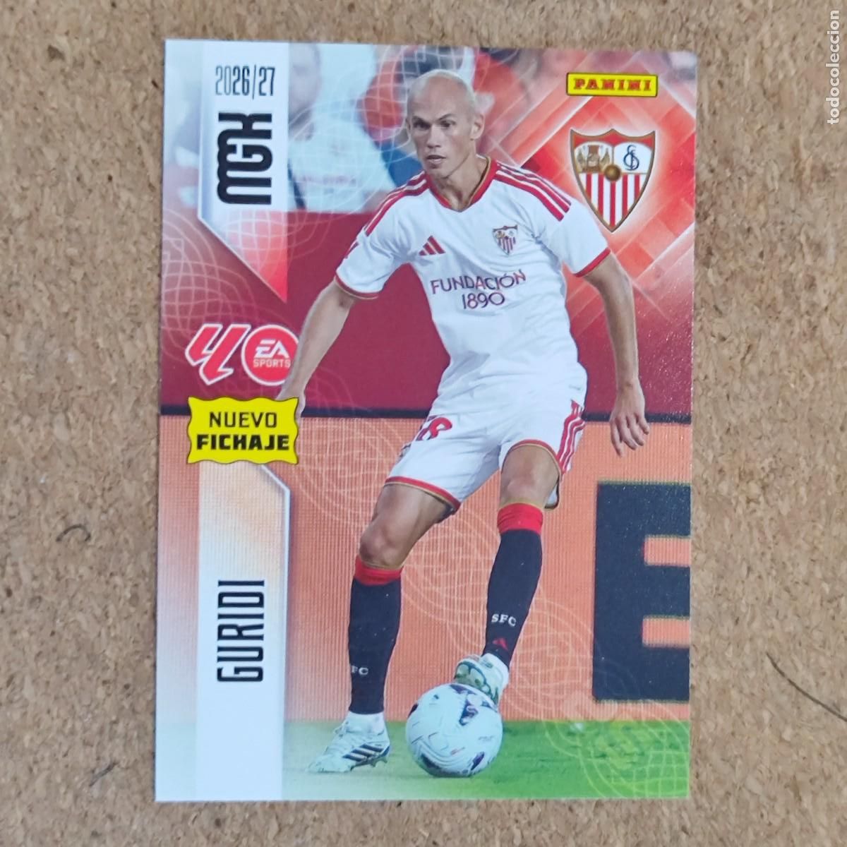 Cromos de Futebol: MEGACRACKS 2&ordf; EDICION 26/27 CARD NUEVO FICHAJE GURIDI SEVILLA # 461 PANINI
