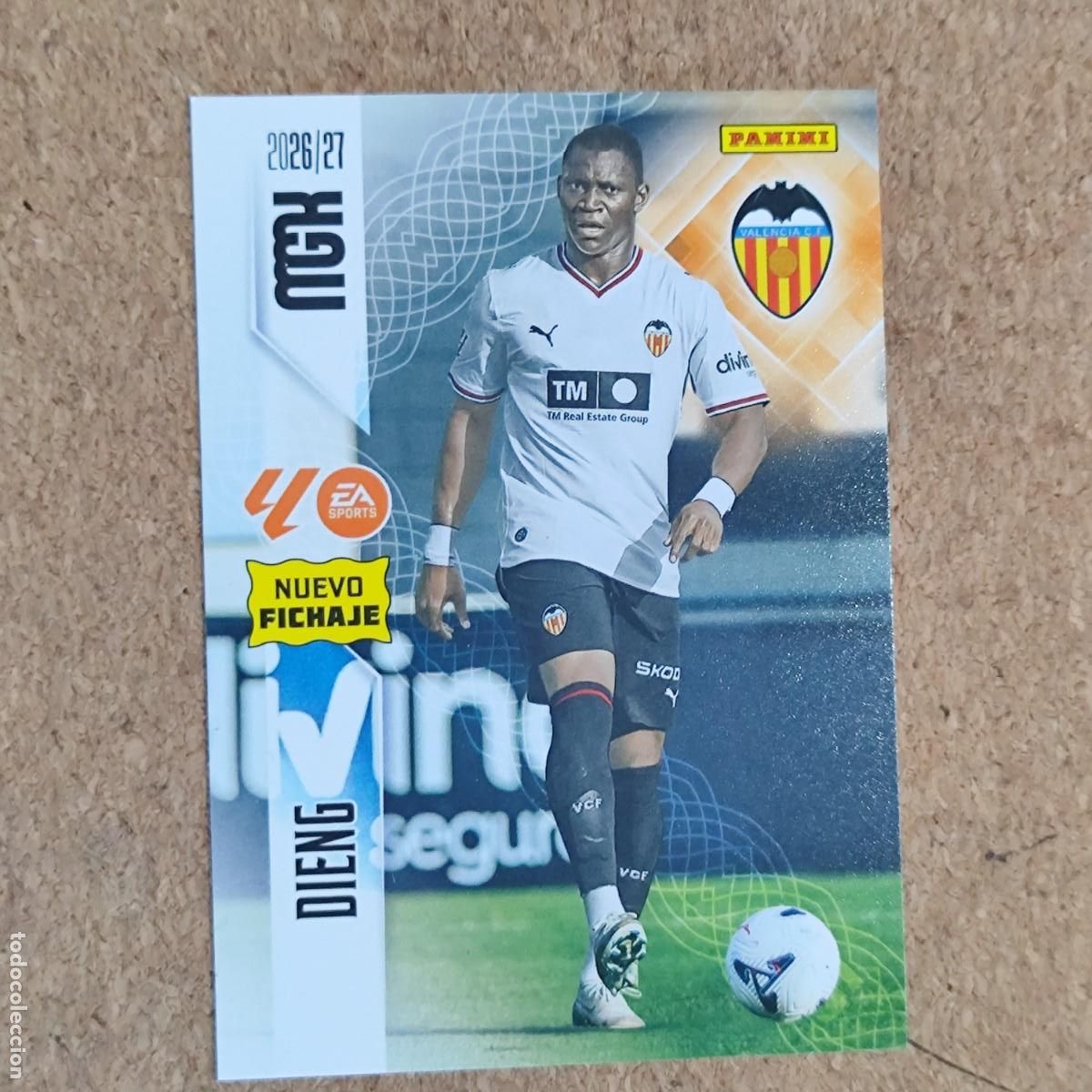 Cromos de Futebol: MEGACRACKS 2&ordf; EDICION 26/27 CARD NUEVO FICHAJE DIENG VALENCIA # 487 PANINI