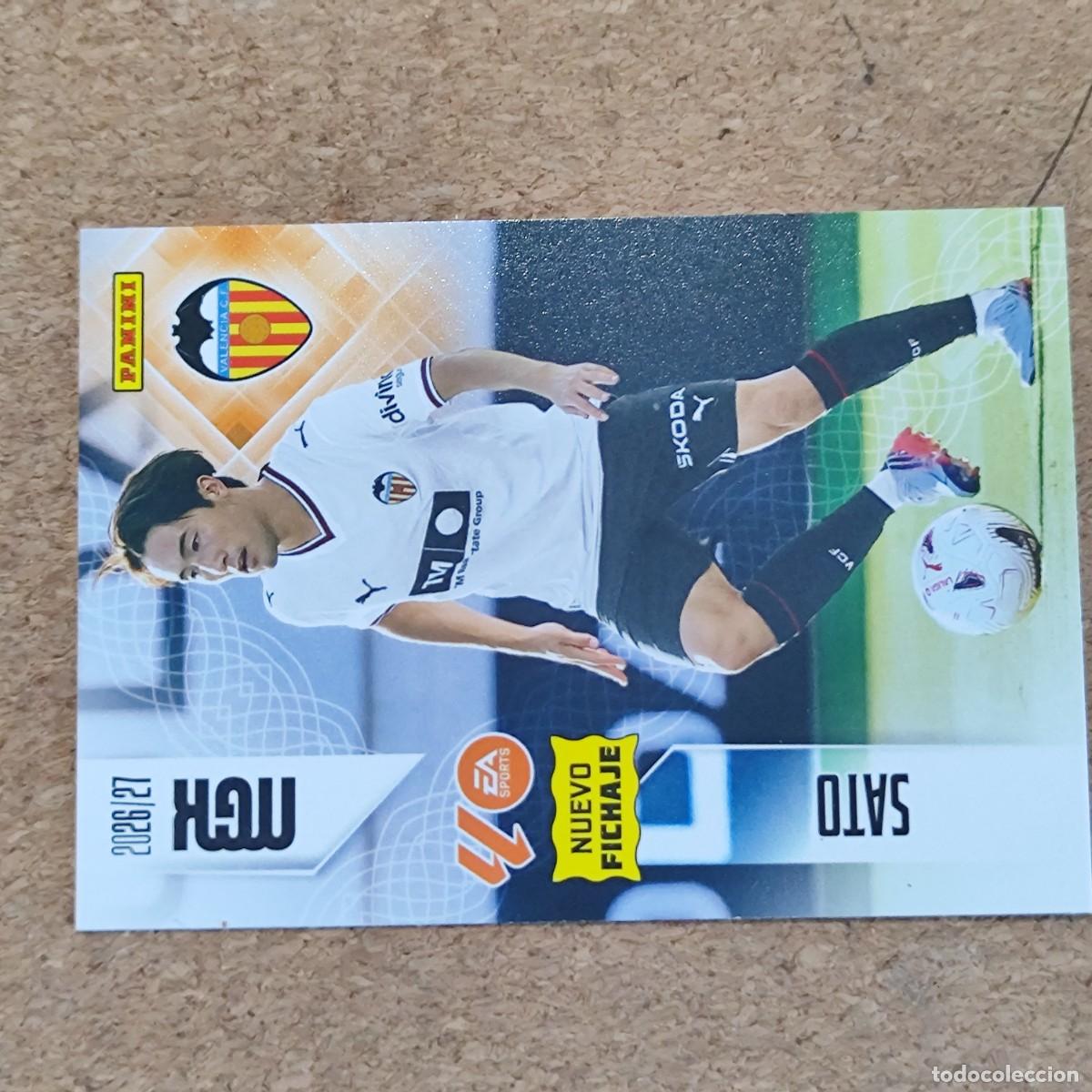 Cromos de f&uacute;tbol: MEGACRACKS 2&ordf; EDICION 26/27 CARD NUEVO FICHAJE SATO VALENCIA # 453 PANINI