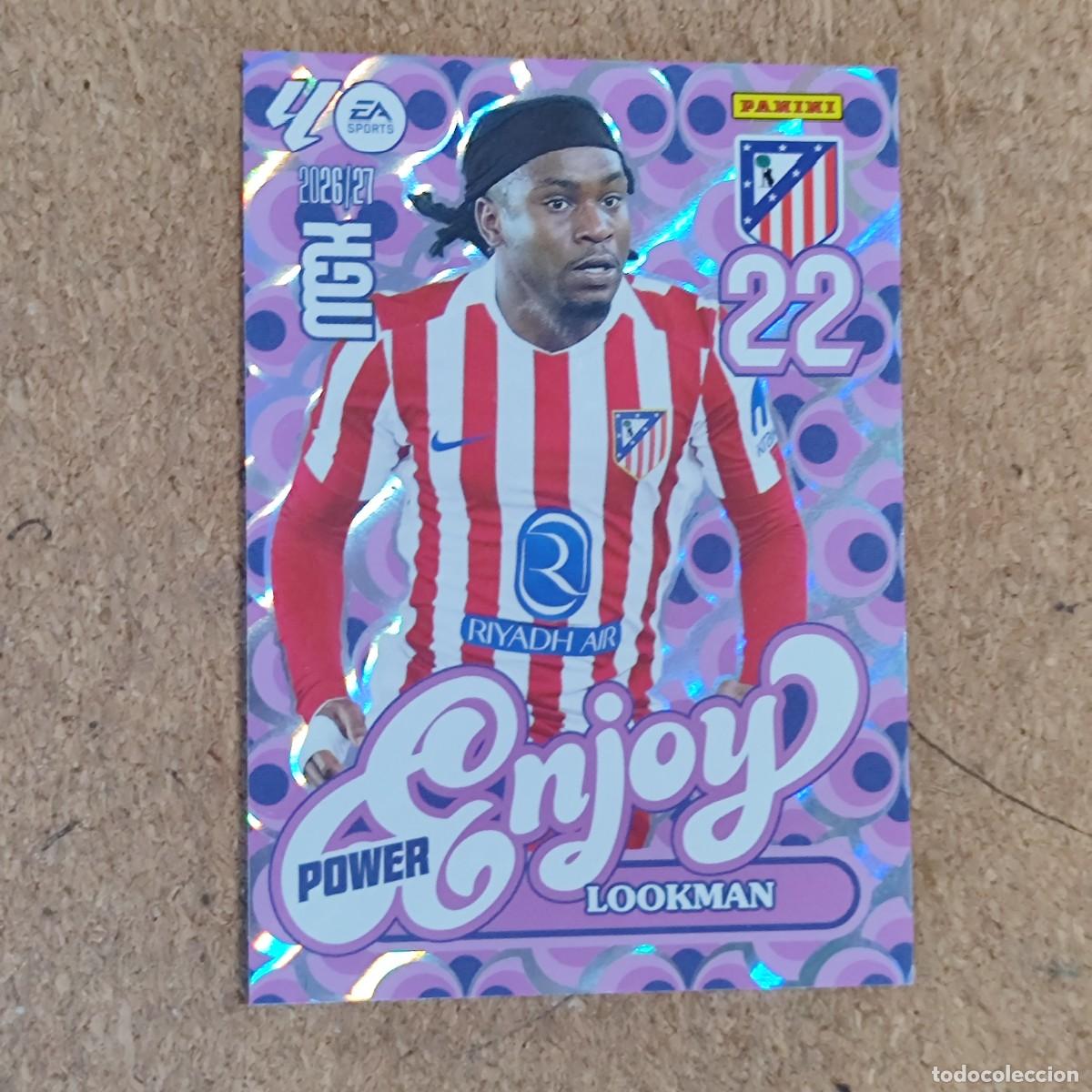 Cromos de f&uacute;tbol: MEGACRACK 26/27 CARD ENJOY POWER LOOKMAN AT MADRID # 385P PANINI