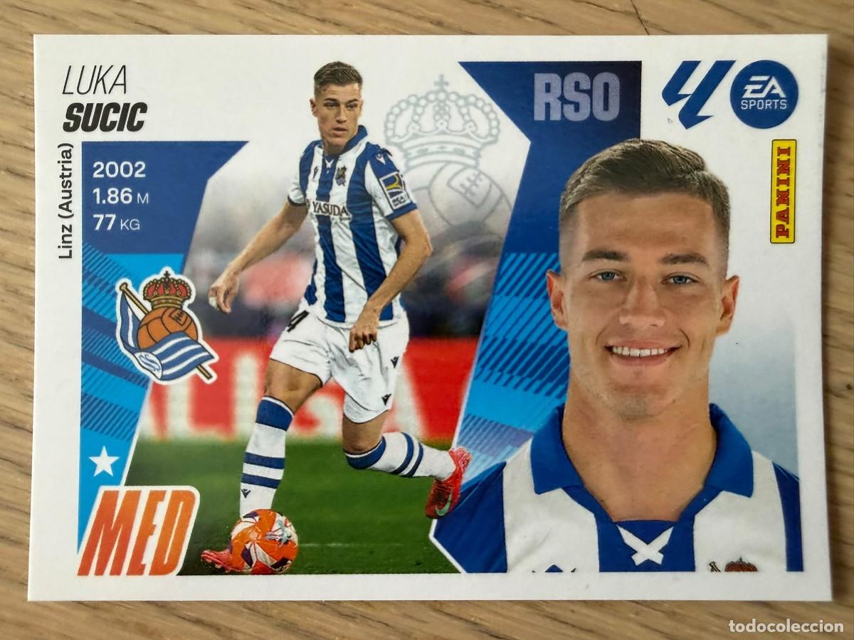Cromos de Futebol: 15 SUCIC REAL SOCIEDAD 25 26 2025 2026 LIGA EA SPORTS COLECCIONES ESTE SIN PEGAR STICKER