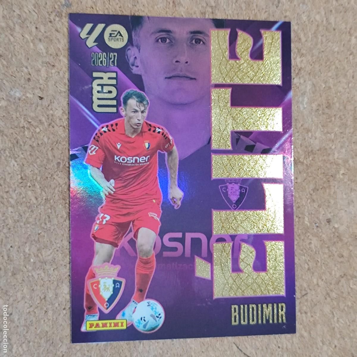 Cromos de Futebol: MEGACRACK 26/27 CARD ELITE BUDIMIR OSASUNA # 3 PANINI