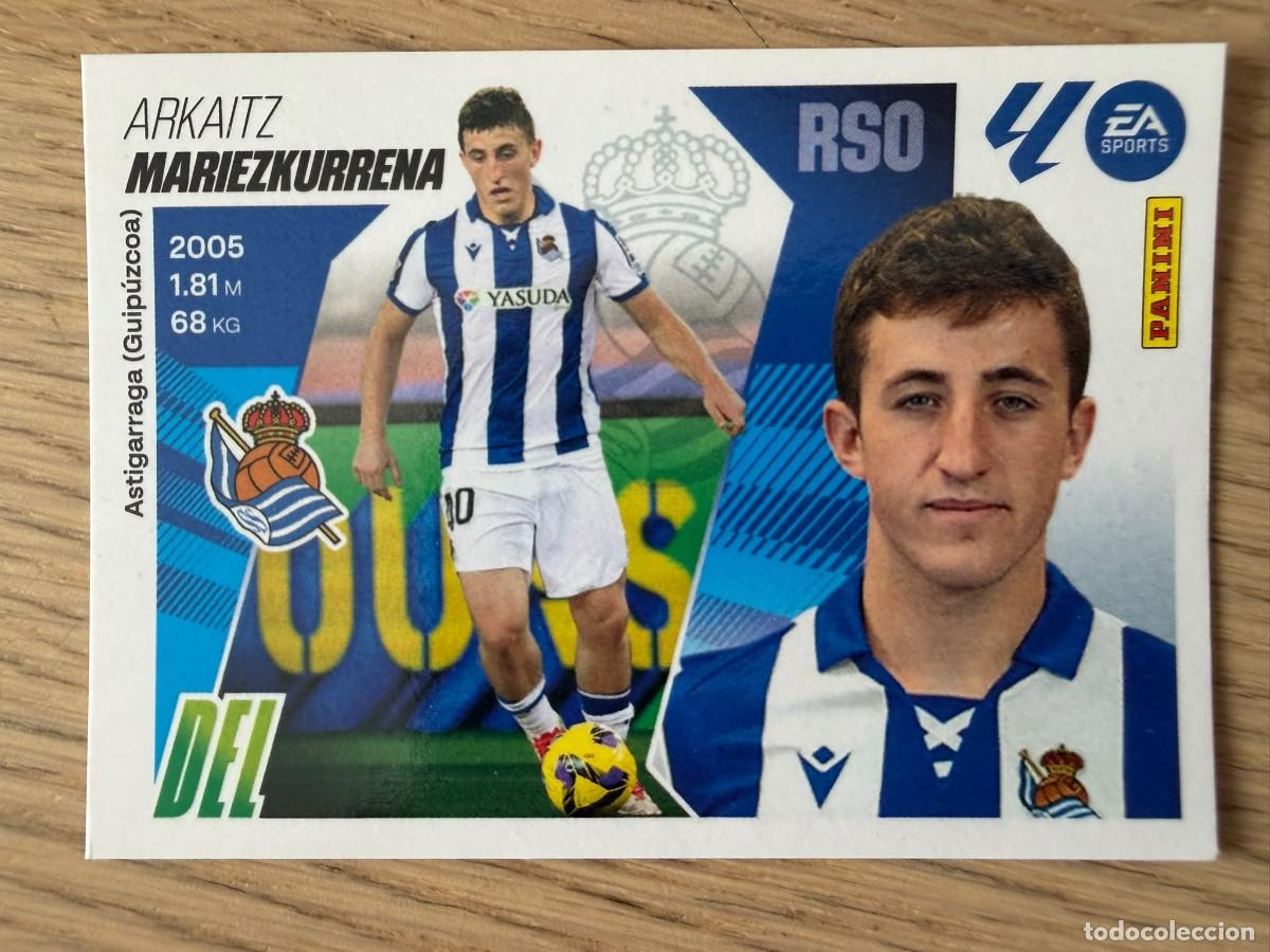 Figurine di Calcio: 19 MARIEZKURRENA REAL SOCIEDAD 25 26 2025 2026 LIGA EA SPORTS COLECCIONES ESTE SIN PEGAR STICKER