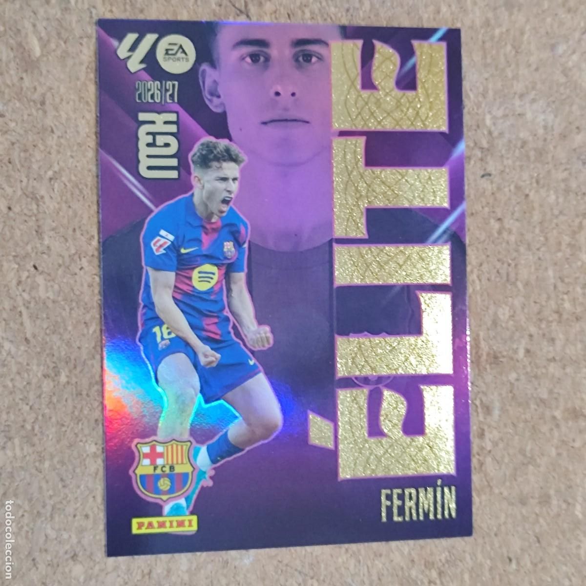 Figurine di Calcio: MEGACRACK 26/27 CARD ELITE FERMIN FC BARCELONA # 6 PANINI