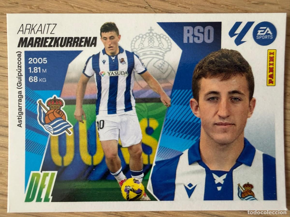 Figurine di Calcio: 19 MARIEZKURRENA REAL SOCIEDAD 25 26 2025 2026 LIGA EA SPORTS COLECCIONES ESTE SIN PEGAR STICKER