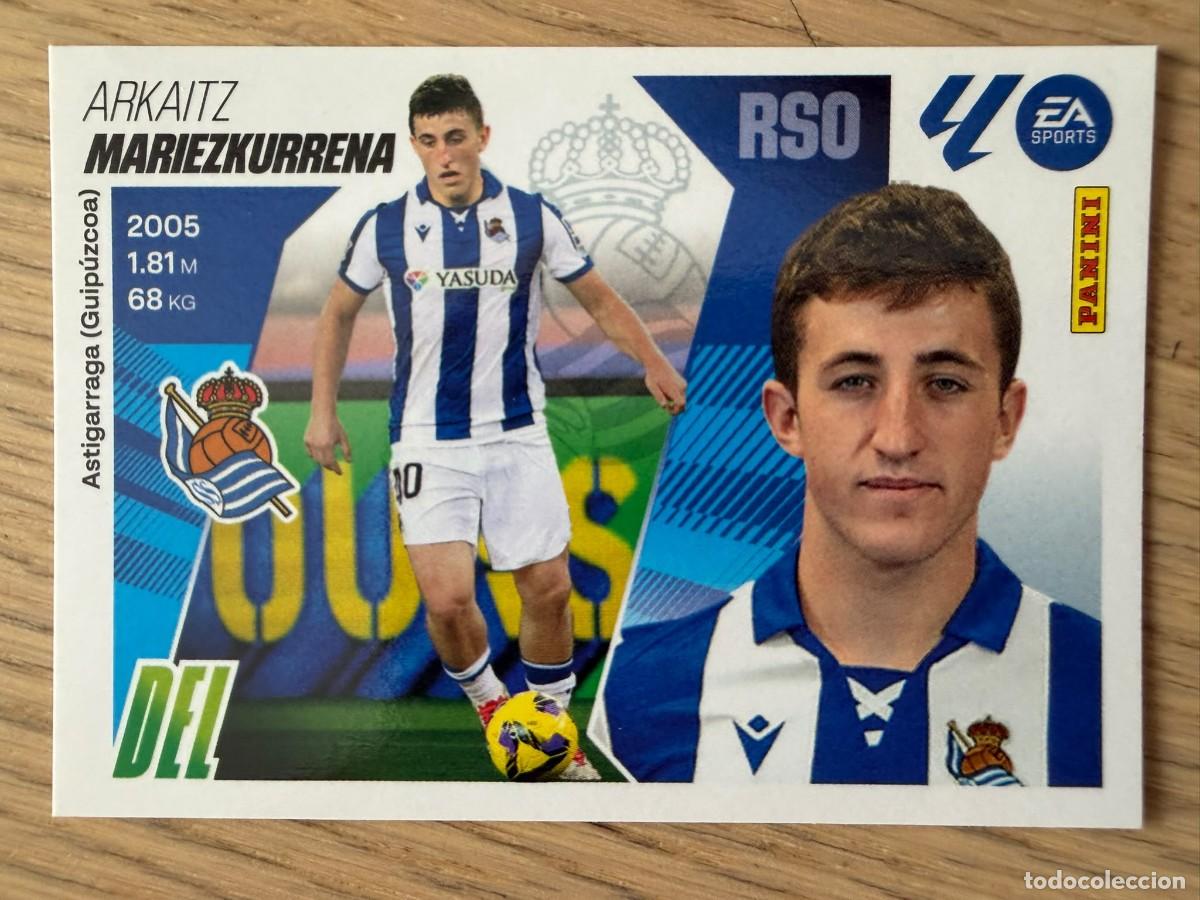 Figurine di Calcio: 19 MARIEZKURRENA REAL SOCIEDAD 25 26 2025 2026 LIGA EA SPORTS COLECCIONES ESTE SIN PEGAR STICKER
