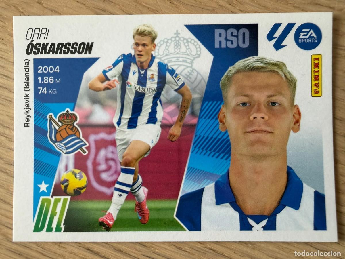 Cromos de Futebol: 20 OSKARSSON REAL SOCIEDAD 25 26 2025 2026 LIGA EA SPORTS COLECCIONES ESTE SIN PEGAR STICKER