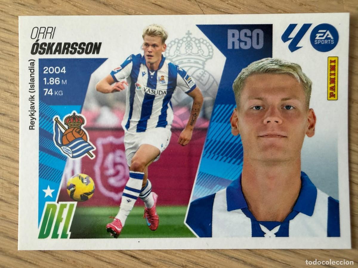 Figurine di Calcio: 20 OSKARSSON REAL SOCIEDAD 25 26 2025 2026 LIGA EA SPORTS COLECCIONES ESTE SIN PEGAR STICKER