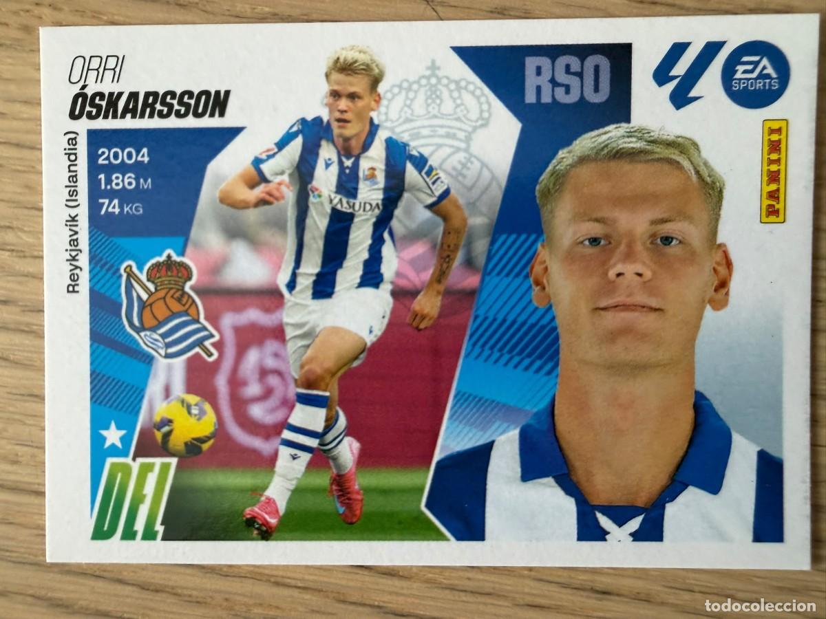 Figurine di Calcio: 20 OSKARSSON REAL SOCIEDAD 25 26 2025 2026 LIGA EA SPORTS COLECCIONES ESTE SIN PEGAR STICKER
