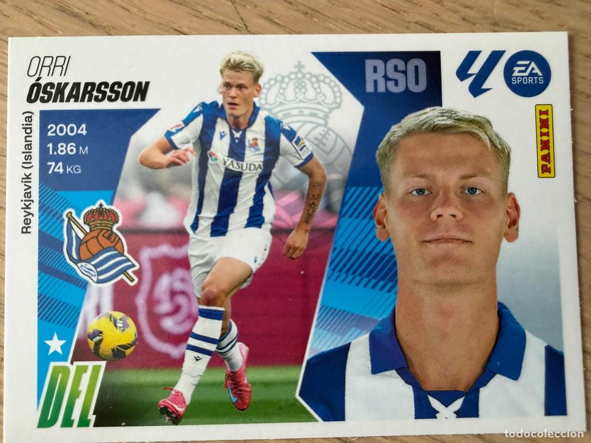 Figurine di Calcio: 20 OSKARSSON REAL SOCIEDAD 25 26 2025 2026 LIGA EA SPORTS COLECCIONES ESTE SIN PEGAR STICKER