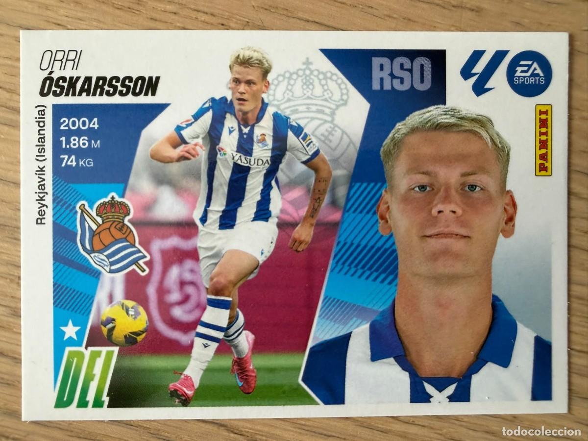 Figurine di Calcio: 20 OSKARSSON REAL SOCIEDAD 25 26 2025 2026 LIGA EA SPORTS COLECCIONES ESTE SIN PEGAR STICKER