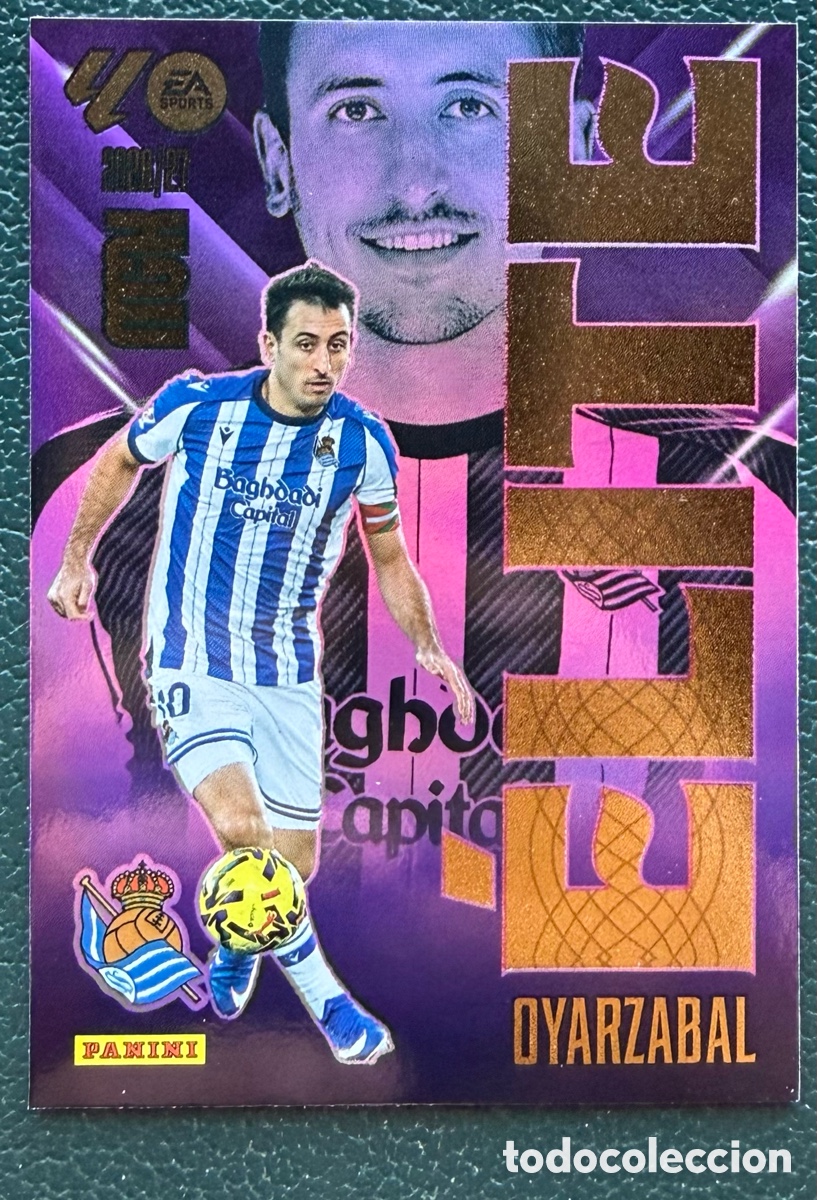 Football Stickers: 13 OYARZABAL REAL SOCIEDAD ELITE FICHAS ALBUM MEGACRACKS 2026 2027 MGK 26 27