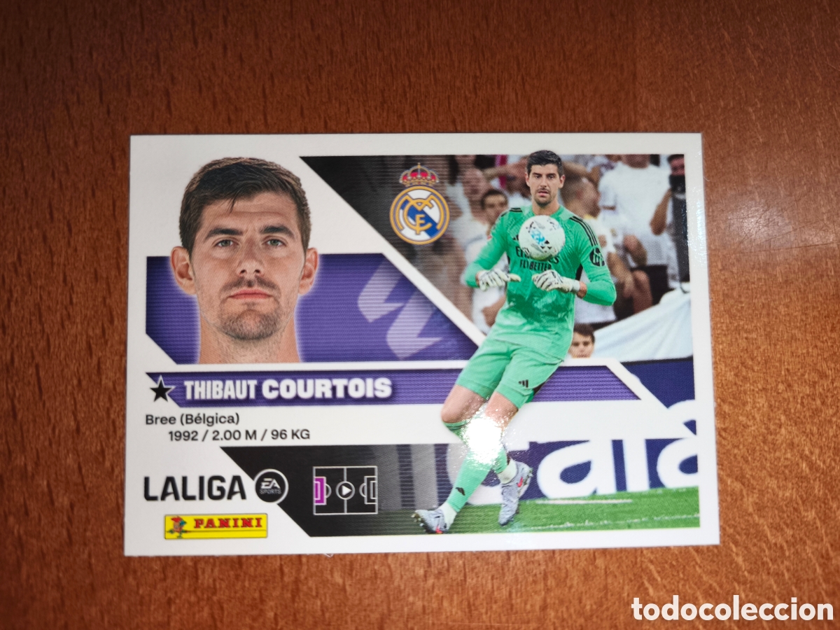 Figurine di Calcio: Courtois n&deg;3 liga este 26/27 Real Madrid
