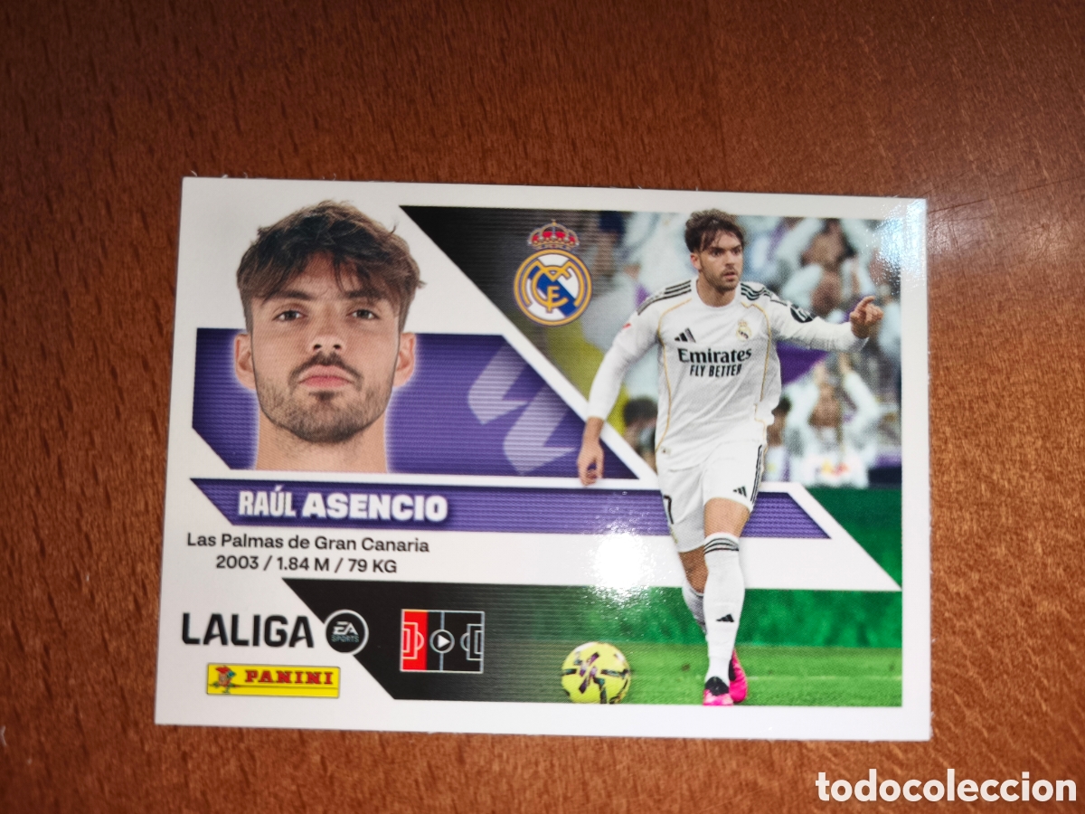 Cromos de Futebol: Asencio n&deg;7 liga este 26/27 Real Madrid