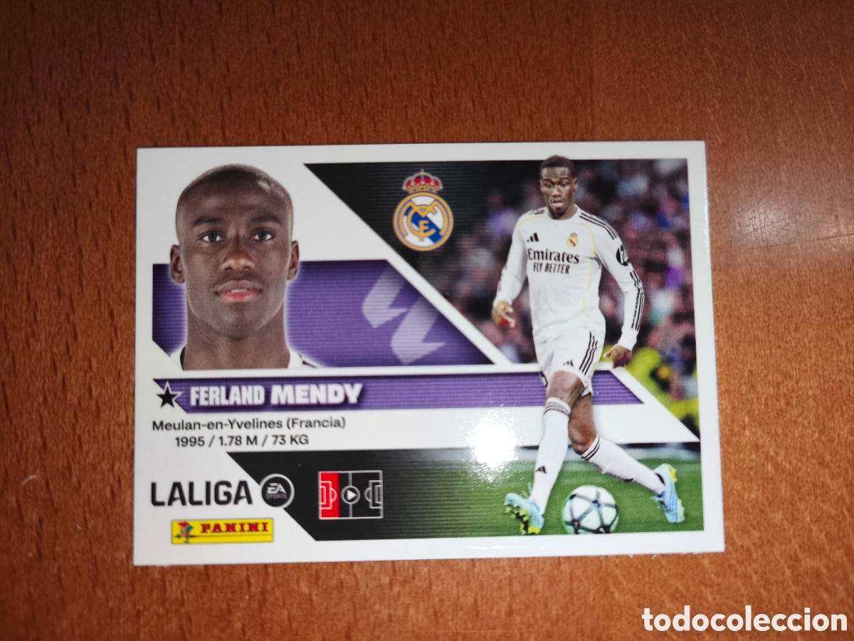 Cromos de Futebol: Mendy n&deg;10B liga este 26/27 Real Madrid