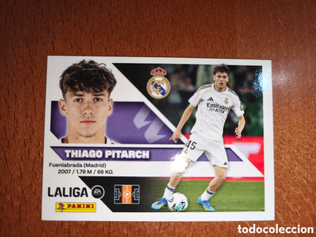 Cromos de Futebol: Thiago Pitarch n&deg;15B liga este 26/27 Real Madrid