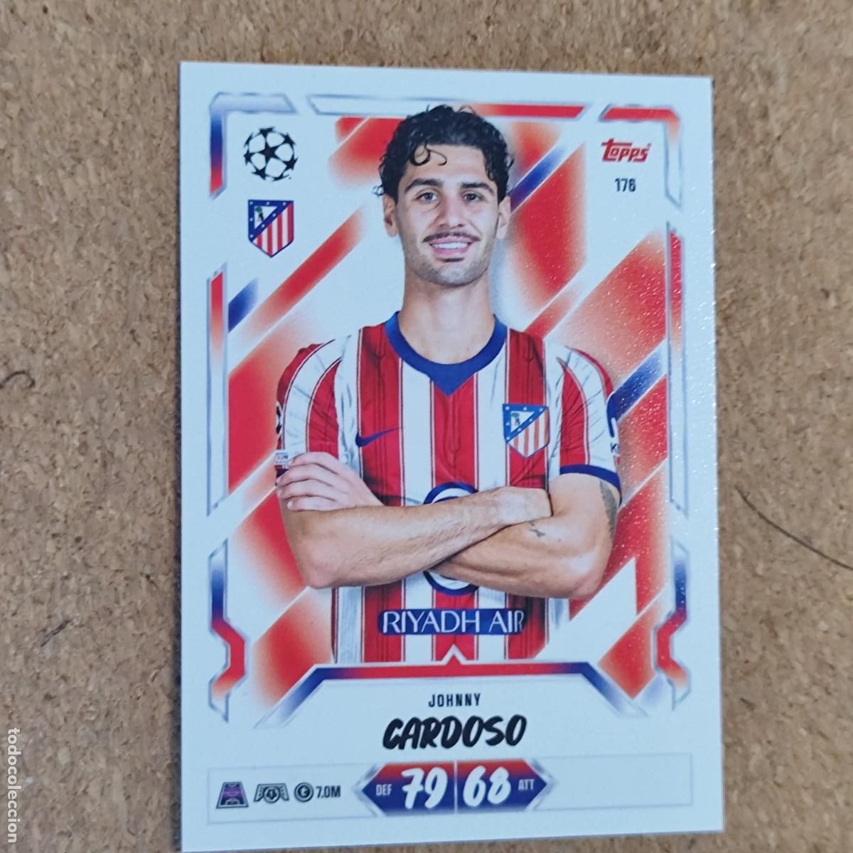 Football Stickers: 20 ANIVERSARIO MATCH ATTAX 26/27 CARD BASIC CARDOSO AT MADRID # 176 TOPPS