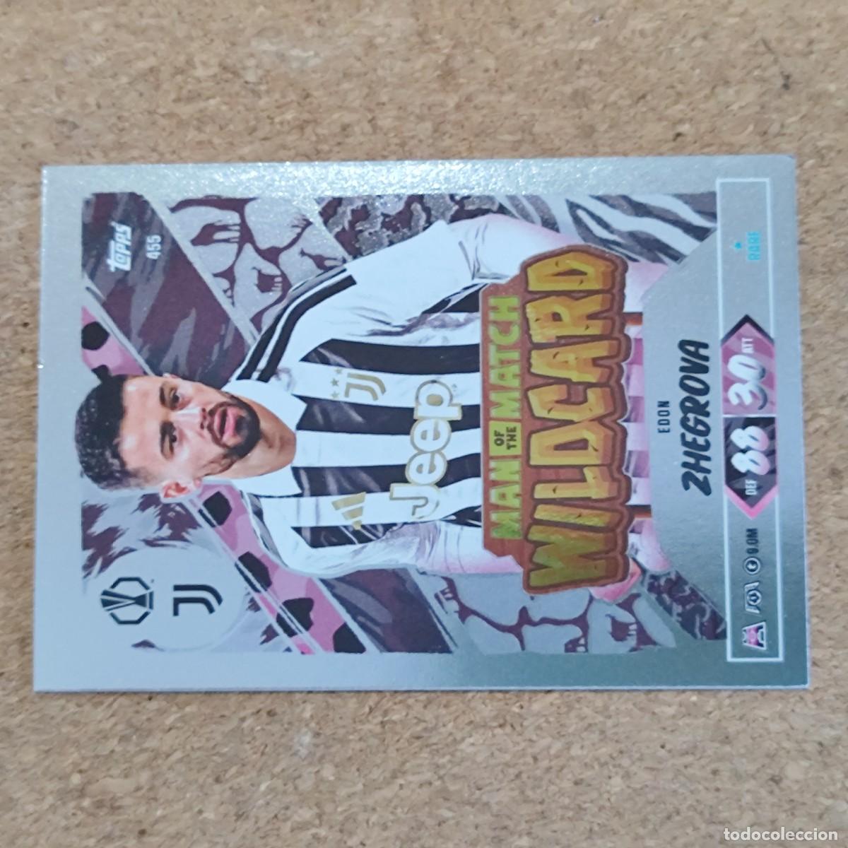 Cromos de f&uacute;tbol: 20 ANIVERSARIO MATCH ATTAX 26/27 CARD WILDCARD ZHEGROVA JUVENTUS # 455 TOPPS