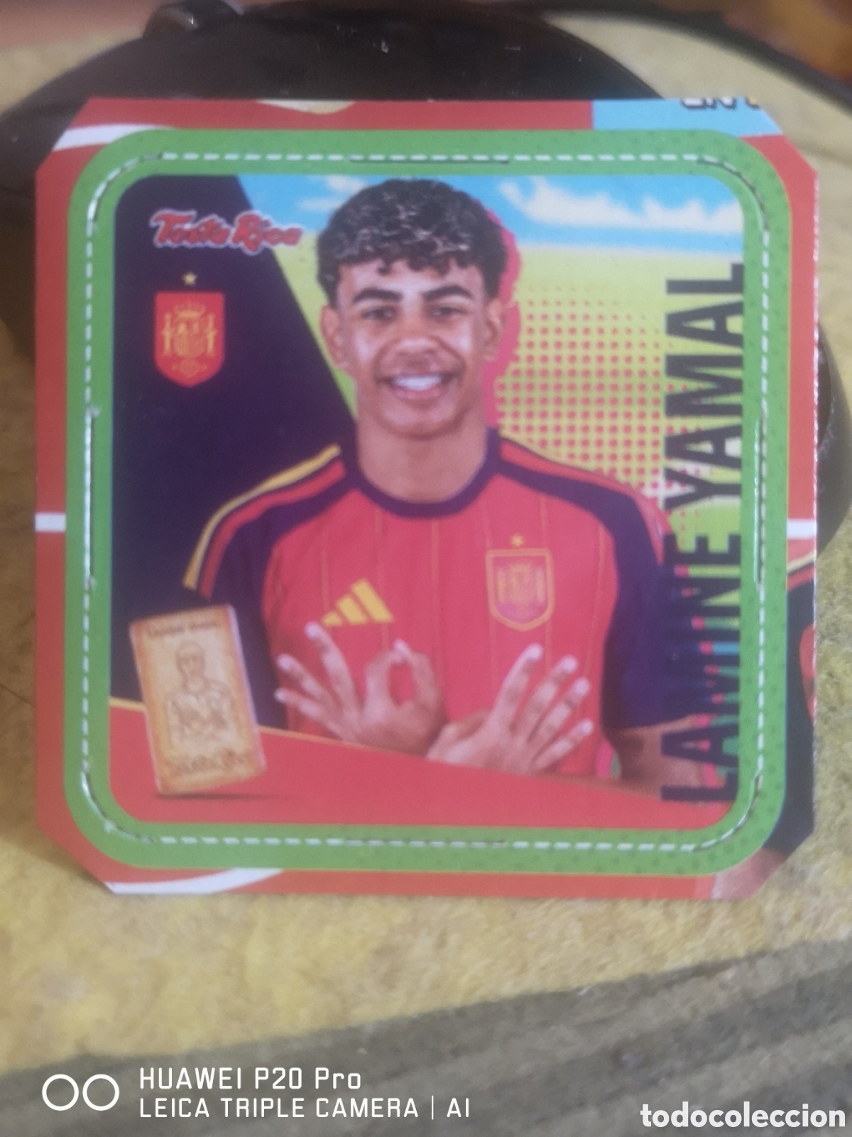 Cromos de f&uacute;tbol: LAMINE YAMAL MUNDIAL 2026 GALLETAS TOSTA RICA