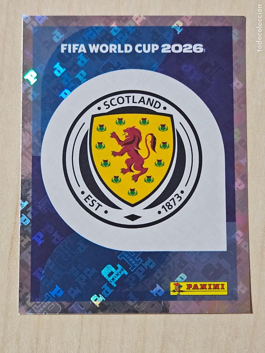 Cromos de f&uacute;tbol: CROMO SCO1 SCO 1 - ESCUDO ESCOCIA - MUNDIAL FIFA WORLD CUP 2026 STICKER PANINI SIN PEGAR