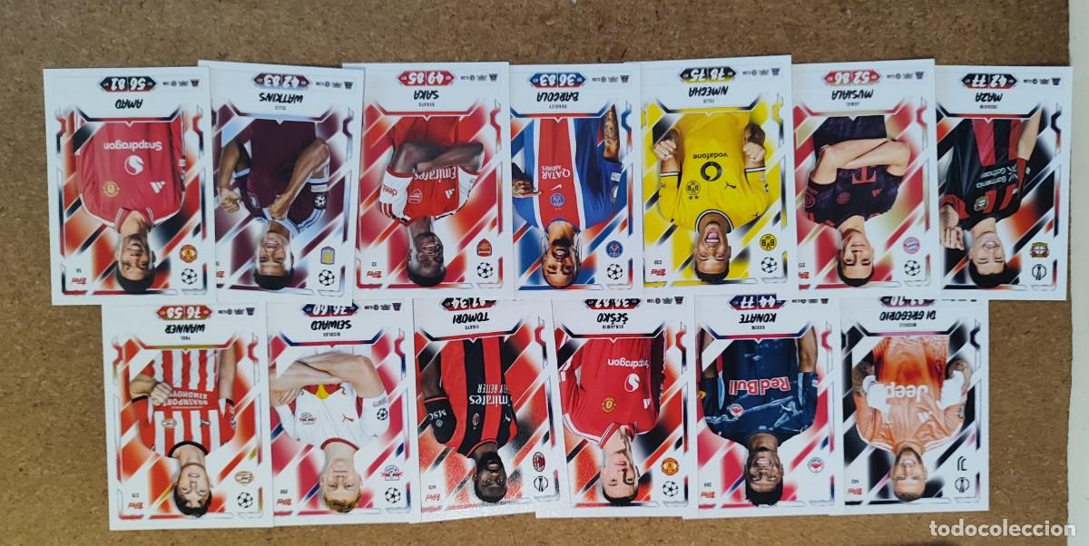 Cromos de f&uacute;tbol: 20 ANIVERSARIO MATCH ATTAX 26/27 LOTE DE 13 CARTAS VARIDAS # TOPPS