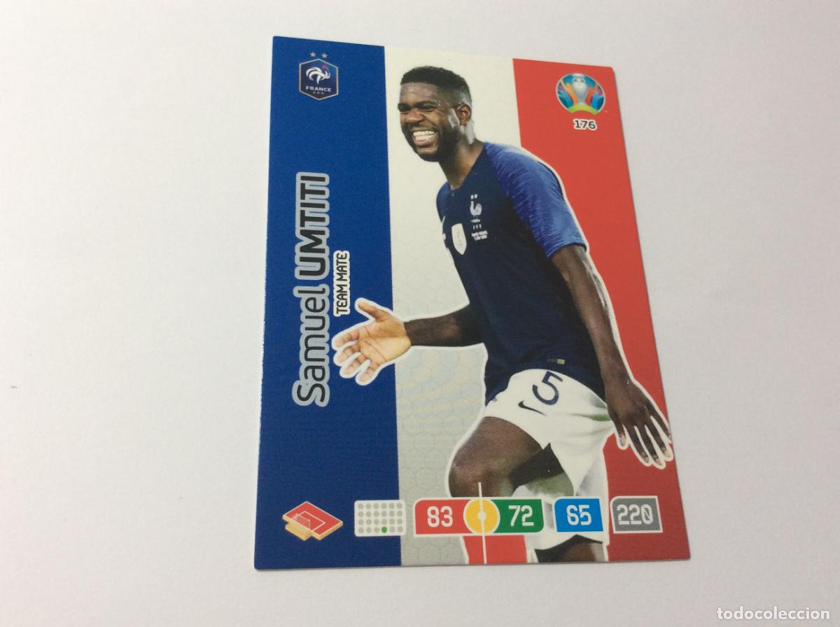 Cromos de f&uacute;tbol: 176 Samuel Umtiti Francia UEFA Euro 2020 Preview Adrenalyn XL Panini