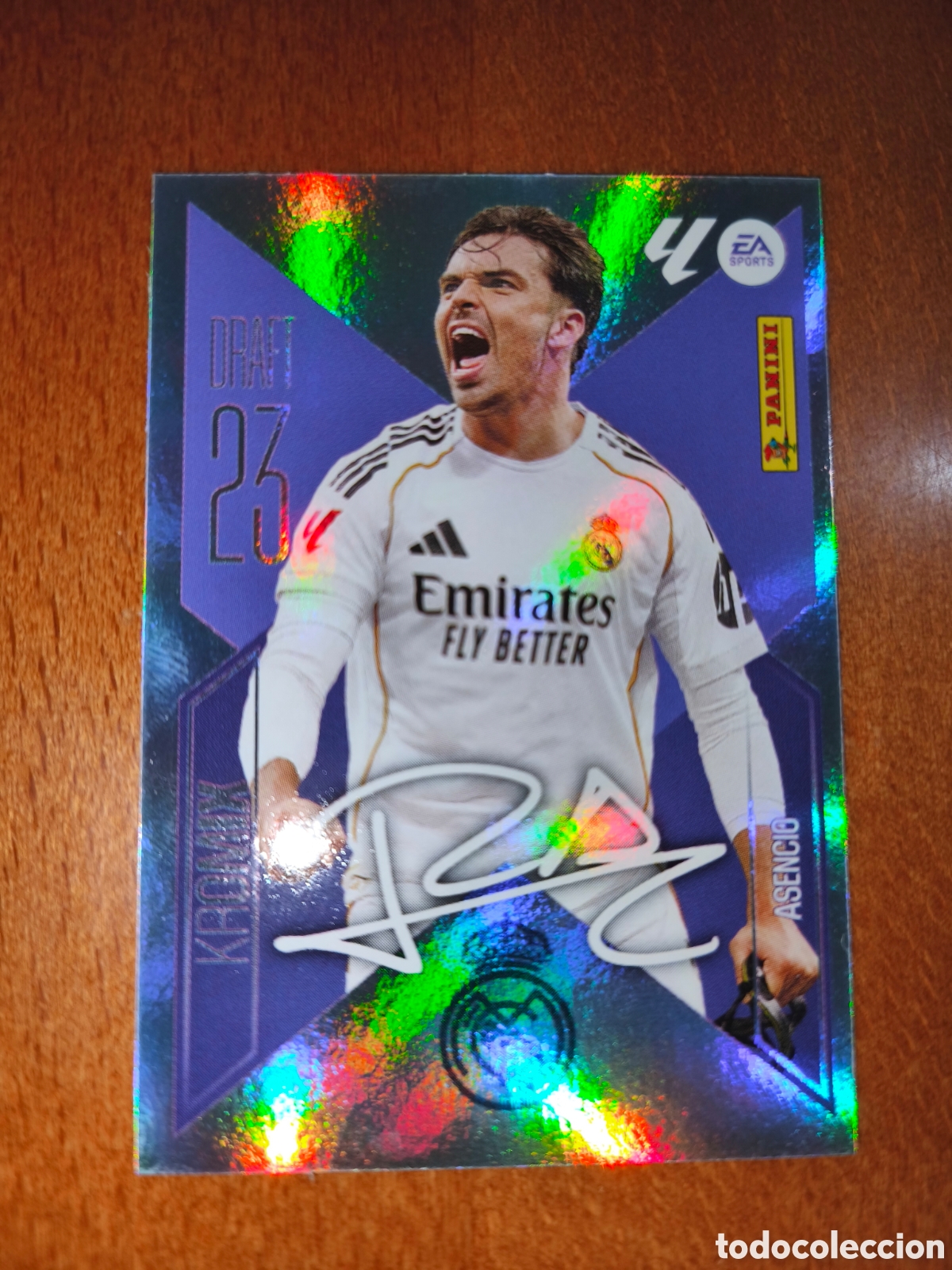 Cromos de f&uacute;tbol: Asencio n&deg;K1 DRAFT 23 KROMIX liga este 26/27 Real Madrid