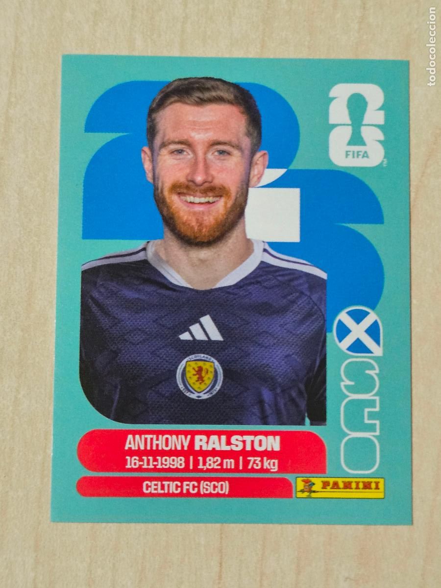 Cromos de f&uacute;tbol: CROMO SCO9 SCO 9 - ANTHONY RALSTON ESCOCIA - MUNDIAL FIFA WORLD CUP 2026 STICKER PANINI SIN PEGAR