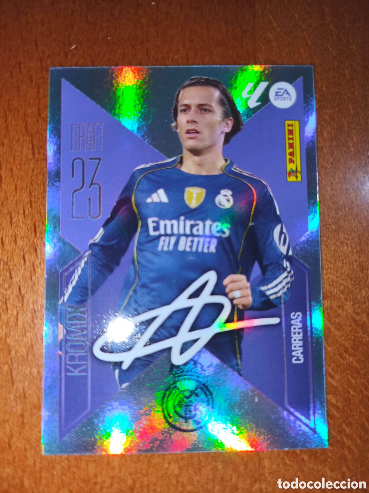 Football Stickers: Carreras n&deg;K5 DRAFT 23 KROMIX liga este 26/27 Real Madrid