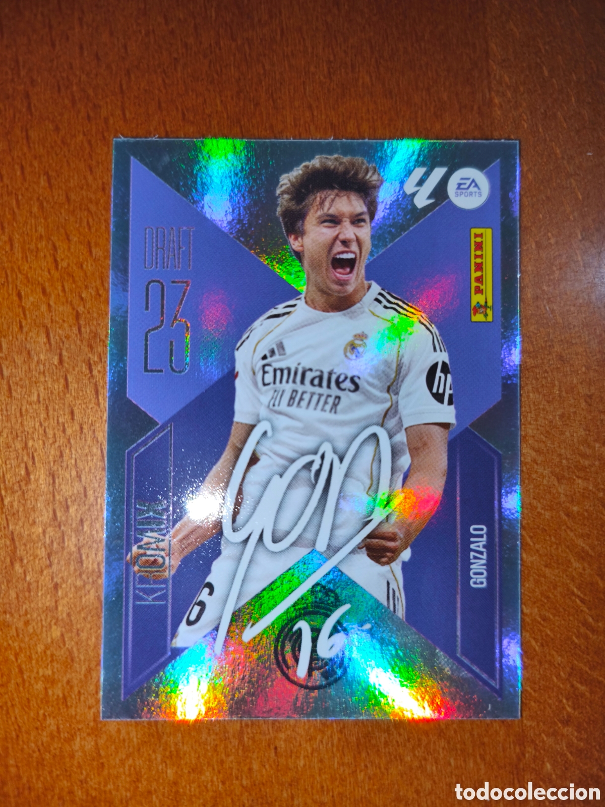 Cromos de f&uacute;tbol: Gonzalo n&deg;K9 DRAFT 23 KROMIX liga este 26/27 Real Madrid