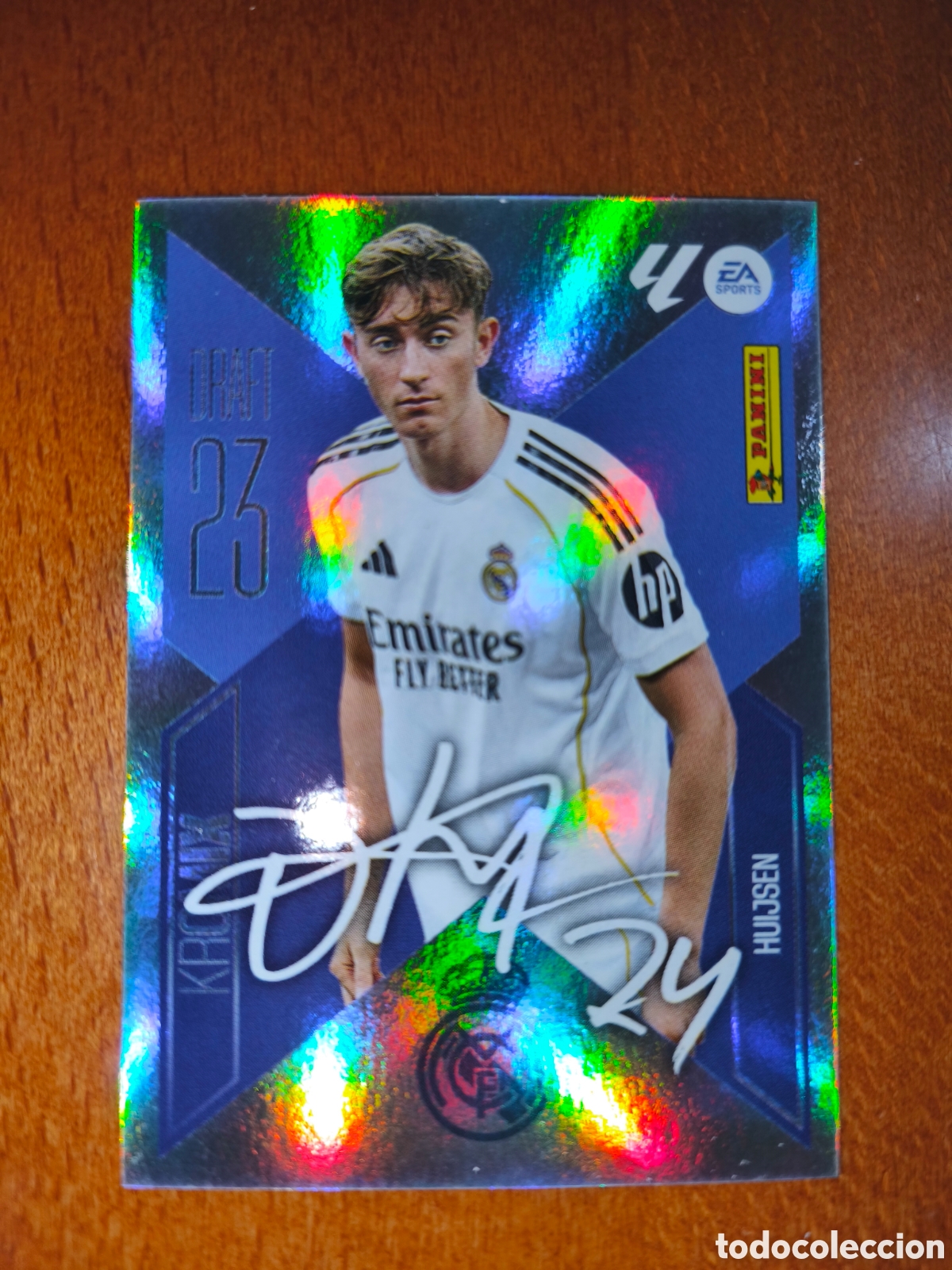 Cromos de f&uacute;tbol: Huijsen n&deg;K10 DRAFT 23 KROMIX liga este 26/27 Real Madrid