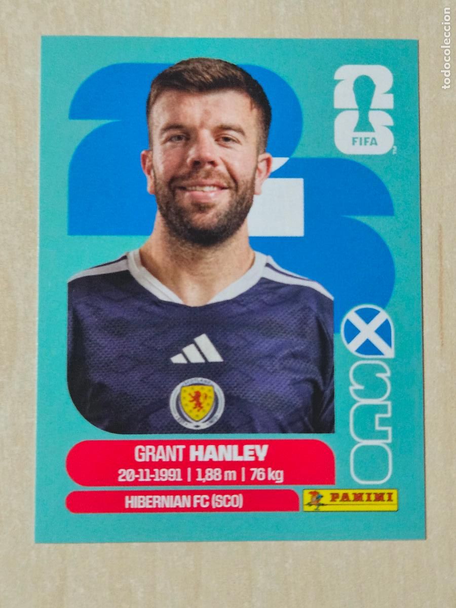 Cromos de f&uacute;tbol: CROMO SCO10 SCO 10 - GRANT HANLEV ESCOCIA - MUNDIAL FIFA WORLD CUP 2026 STICKER PANINI SIN PEGAR