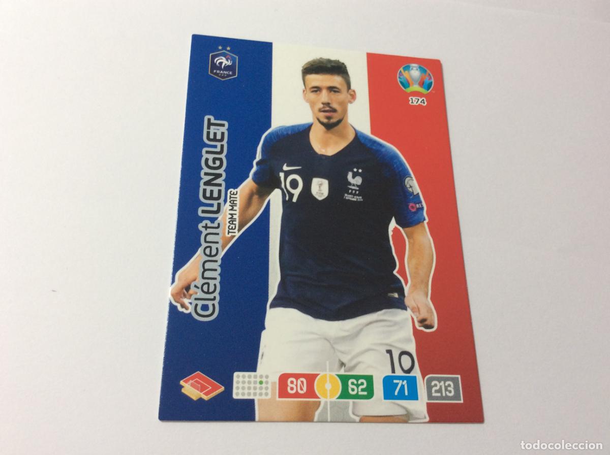 Cromos de f&uacute;tbol: 174 Cl&eacute;ment Lenglet Francia UEFA Euro 2020 Preview Adrenalyn XL Panini