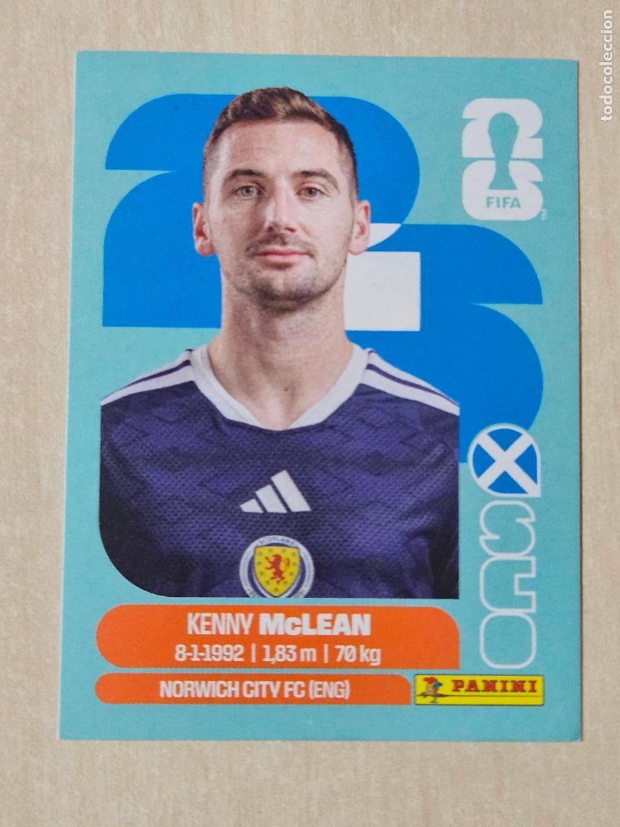 Cromos de f&uacute;tbol: CROMO SCO16 SCO 16 KENNY MCLEAN ESCOCIA - MUNDIAL FIFA WORLD CUP 2026 STICKER PANINI SIN PEGAR