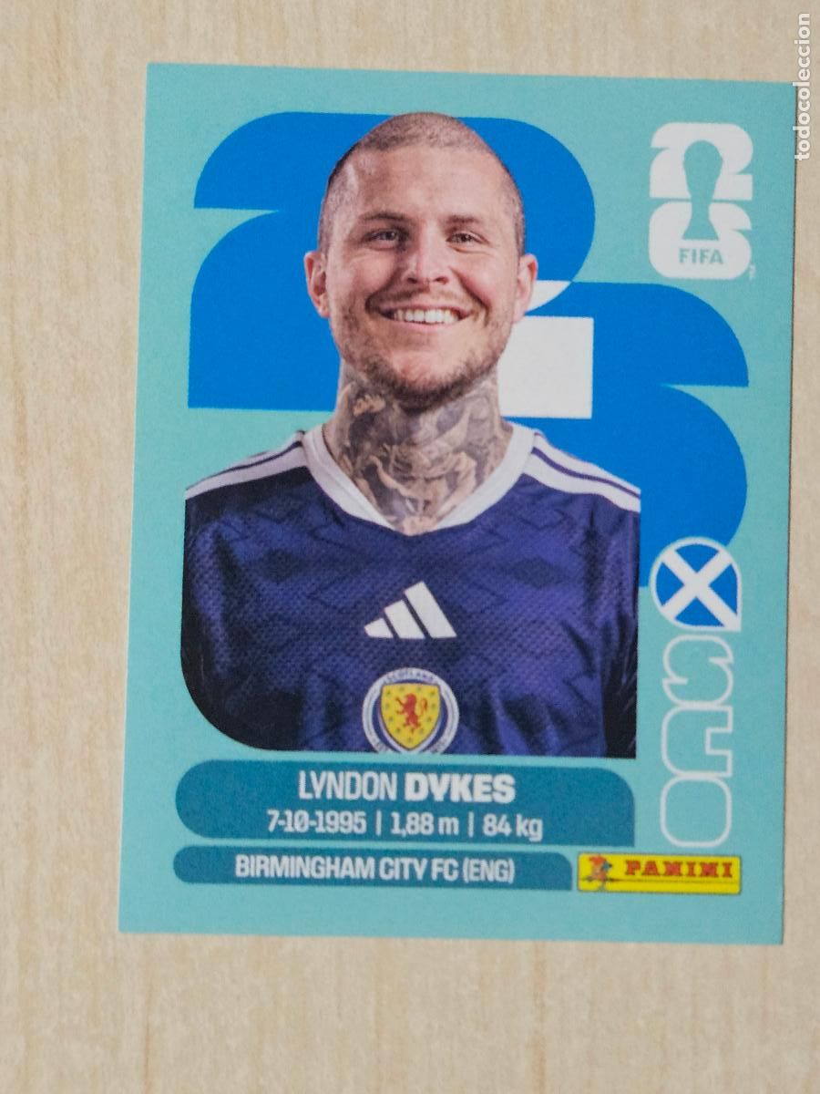 Football Stickers: CROMO SCO18 SCO 18 LYNDON DVKES ESCOCIA - MUNDIAL FIFA WORLD CUP 2026 STICKER PANINI SIN PEGAR