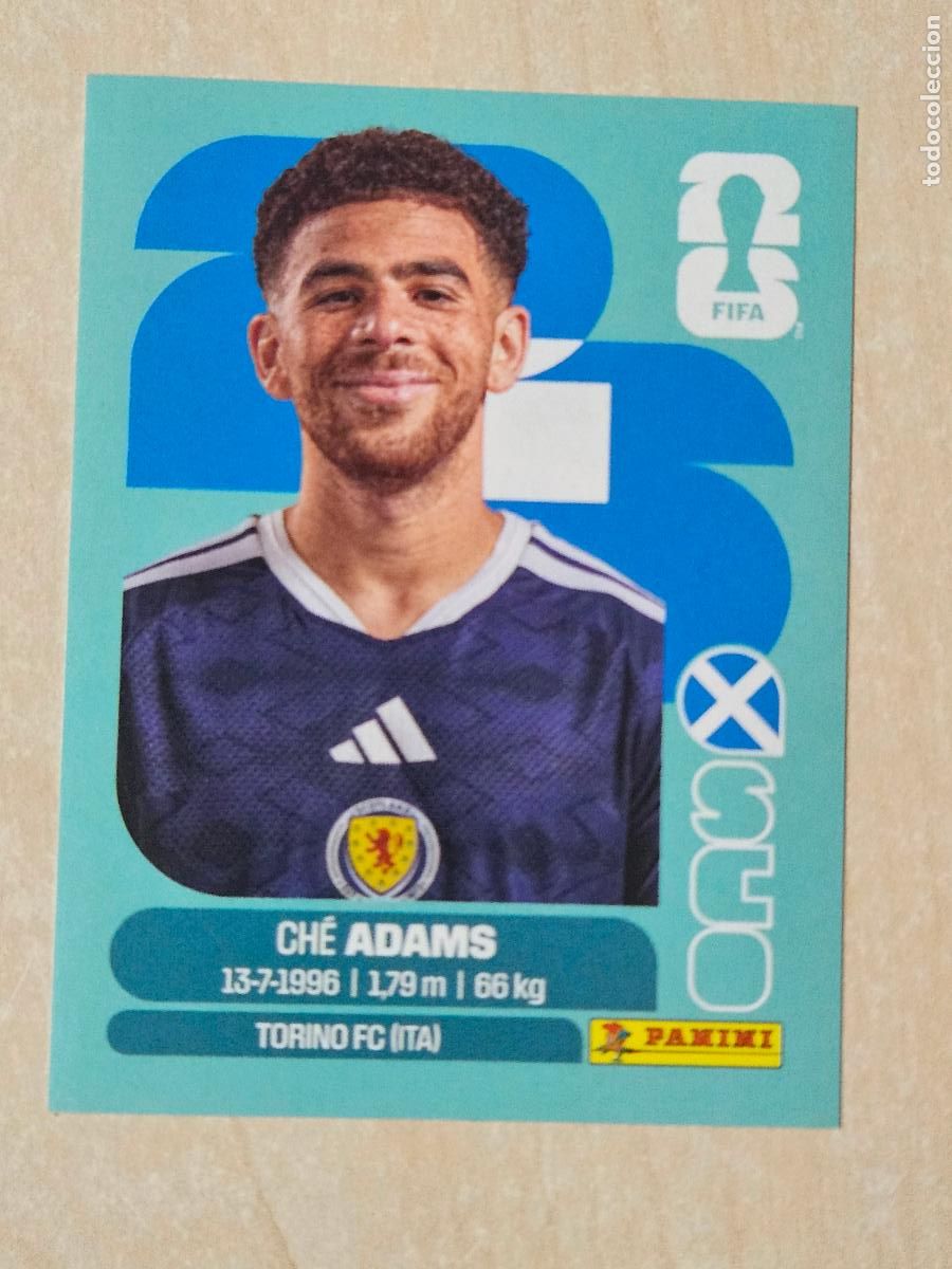 Football Stickers: CROMO SCO19 SCO 19 CHE ADAMS ESCOCIA - MUNDIAL FIFA WORLD CUP 2026 STICKER PANINI SIN PEGAR