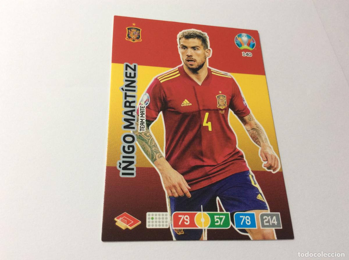 Football Stickers: 140 I&ntilde;igo Mart&iacute;nez Espa&ntilde;a UEFA Euro 2020 Preview Adrenalyn XL Panini