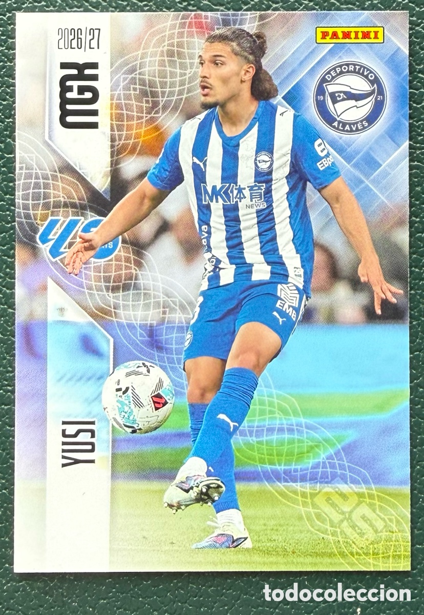 Football Stickers: 26 YUSI DEPORTIVO ALAVES FICHAS ALBUM MEGACRACKS 2026 2027 MGK 26 27