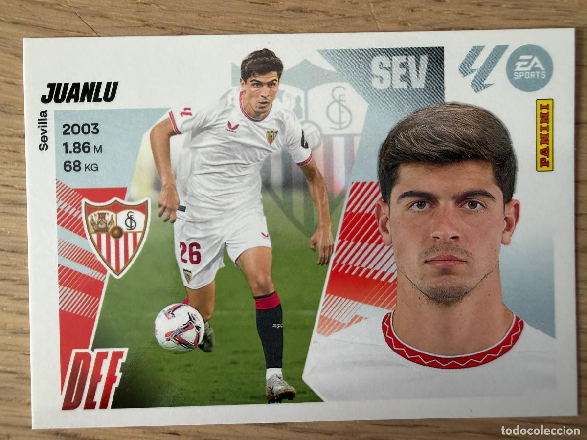 Football Stickers: 6 JUANLU SEVILLA 25 26 2025 2026 LIGA EA SPORTS COLECCIONES ESTE SIN PEGAR STICKER
