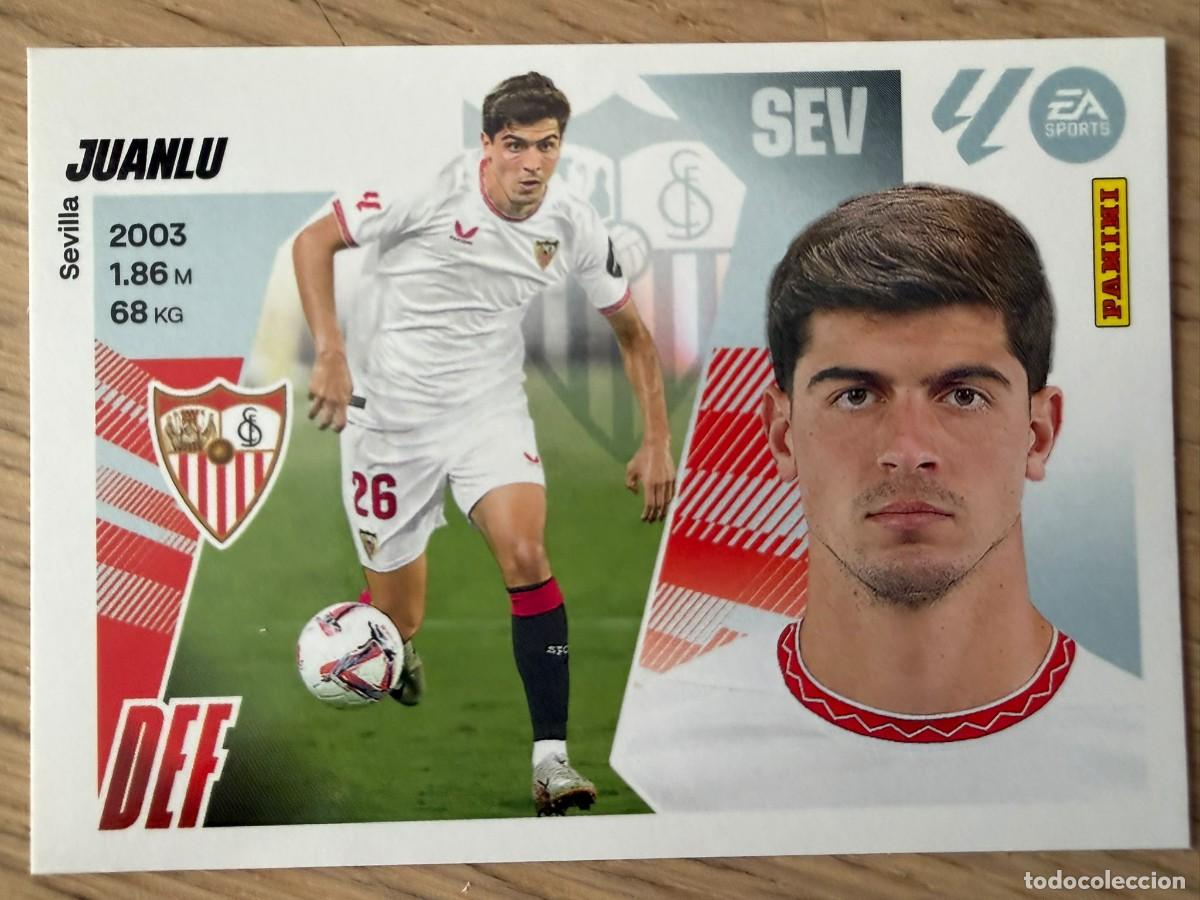 Football Stickers: 6 JUANLU SEVILLA 25 26 2025 2026 LIGA EA SPORTS COLECCIONES ESTE SIN PEGAR STICKER
